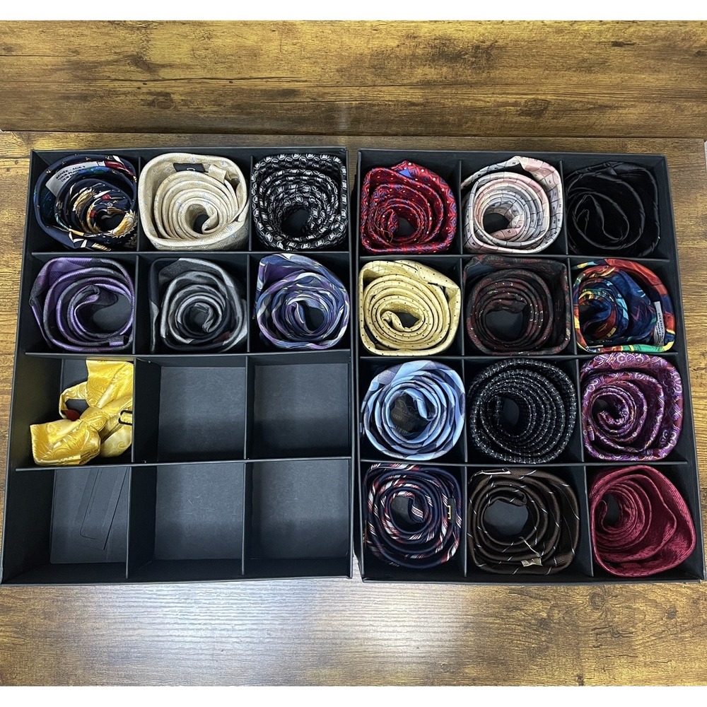 Lot Of 18‎ Mens Ties Vintage And Current Mix Silk Polyester Cotton